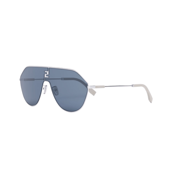 Fendi FE40080U Shiny Palladium / Blue Sunglasses Fendi FE40080U Shiny Palladium / Blue Sunglasses