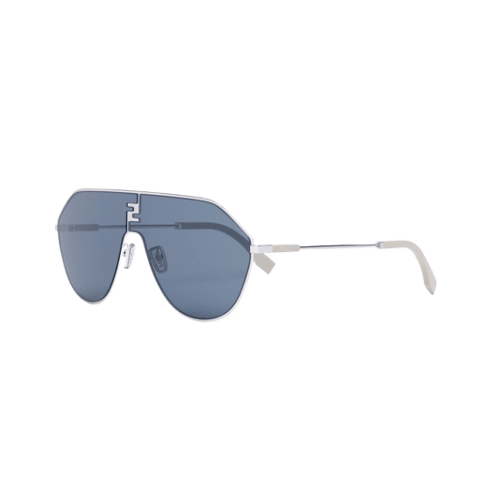 Fendi FE40080U Shiny Palladium / Blue Sunglasses product photo 1