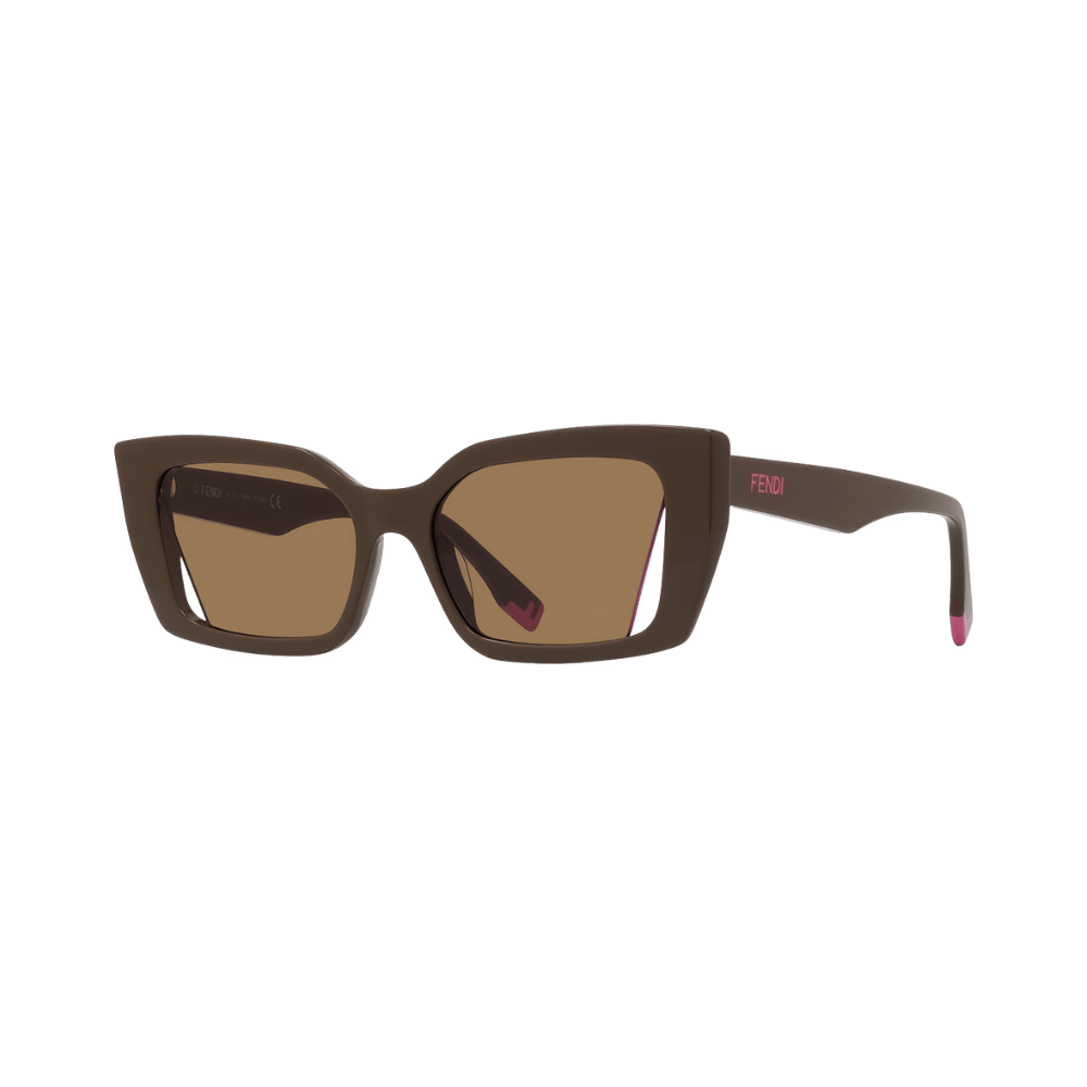 Fendi FE40032I Shiny Truffle / Light Brown Sunglasses product photo 1