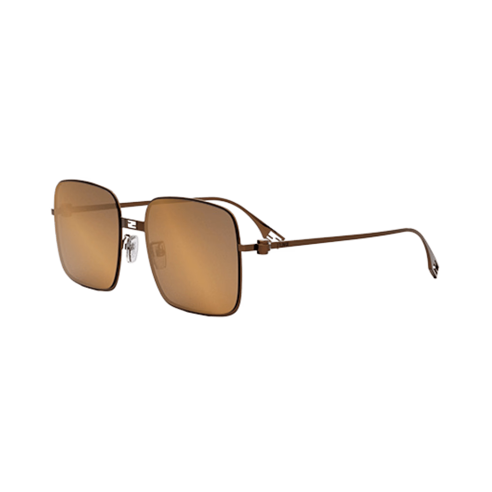 Fendi FE40123U Metal Shiny Opaline Pink / Brown Mirror Glasses product photo 1