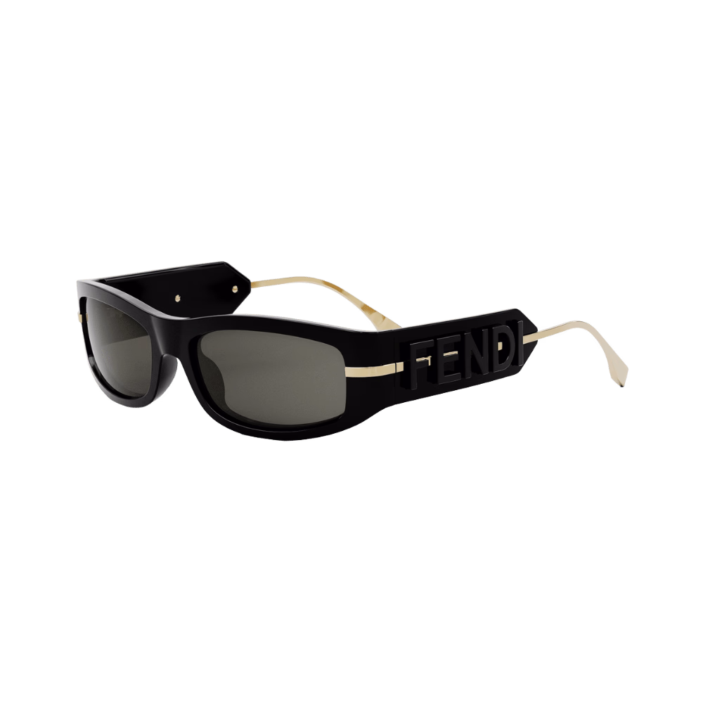 Fendi FE40120I Shiny Black / Smoke Grey Glasses product photo 1