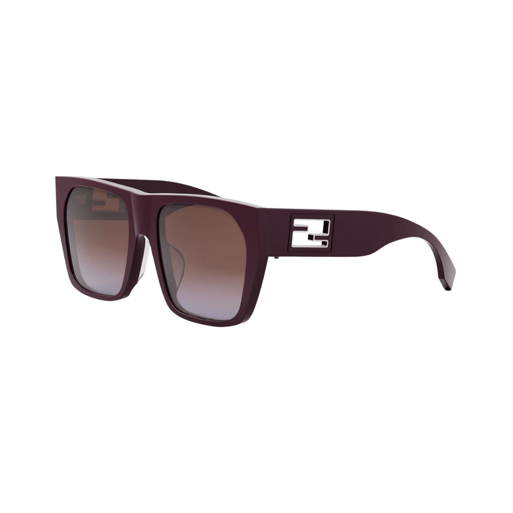 Fendi FE40124F Matte Dark Brown Bronze / Gradient Bordeaux Glasses product photo 1