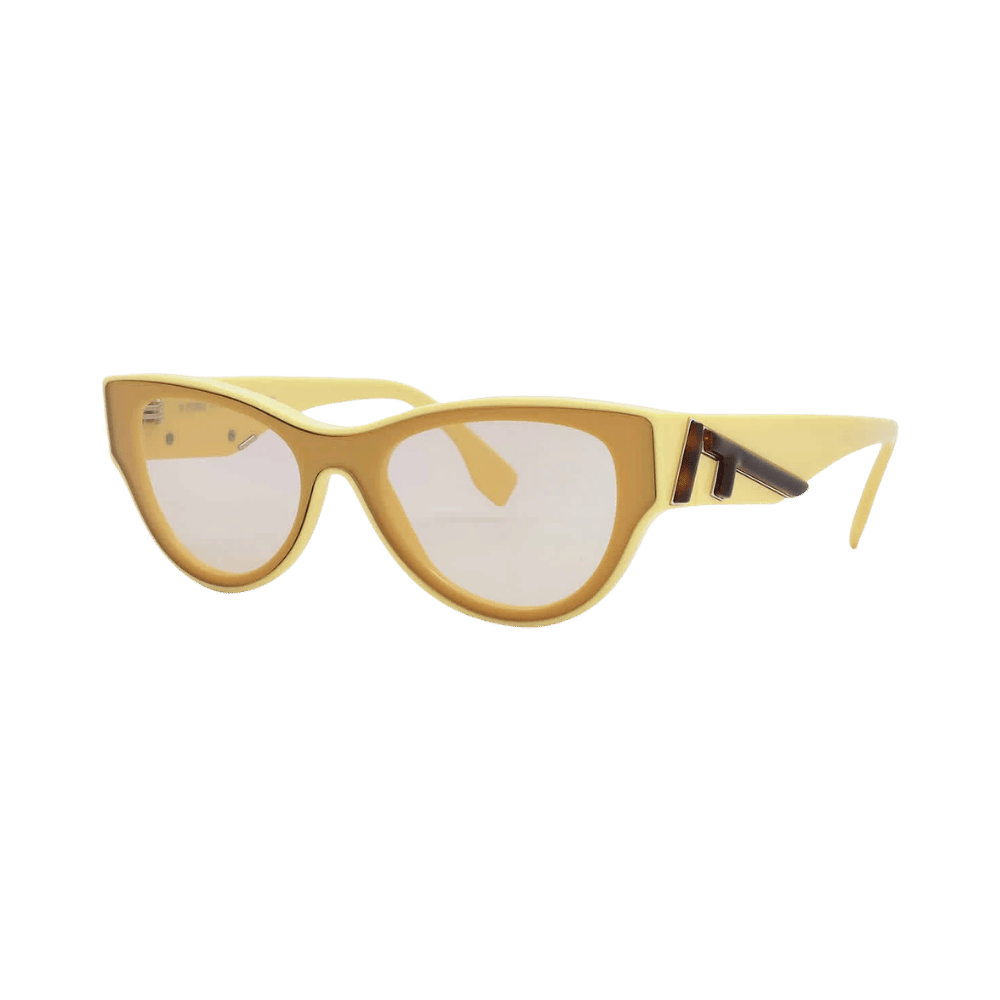 Fendi FE40135I Shiny Yellow / Light Brown Fendi FE40135I Shiny Yellow / Light Brown
