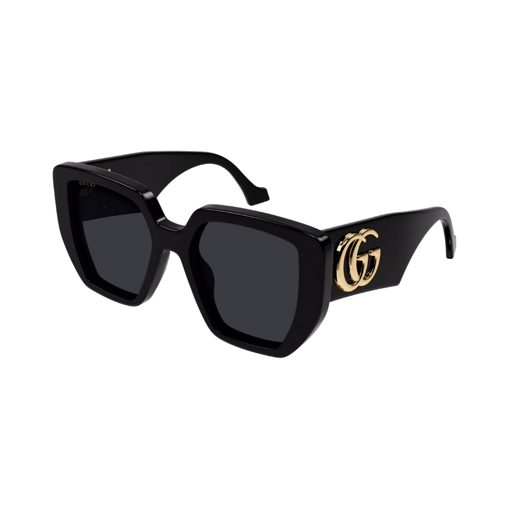 Gucci GG0956S Black Gold / Grey Sunglasses product photo 1