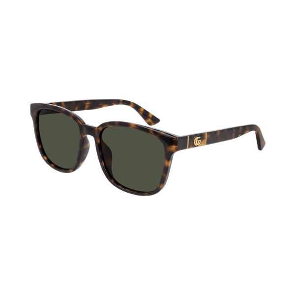 Gucci GG0637SK Havana / Green Sunglasses Gucci GG0637SK Havana / Green Sunglasses
