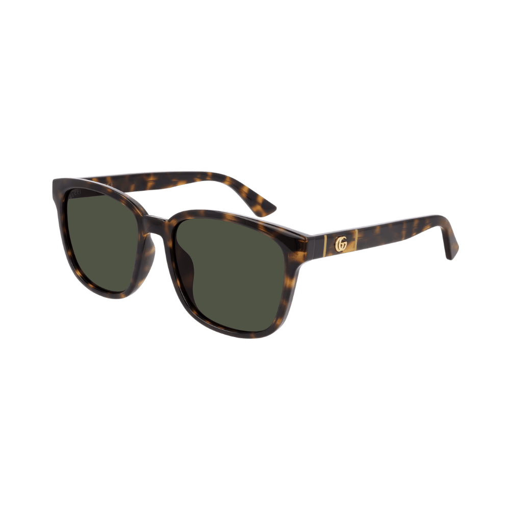 Gucci GG0637SK Havana / Green Sunglasses product photo 1