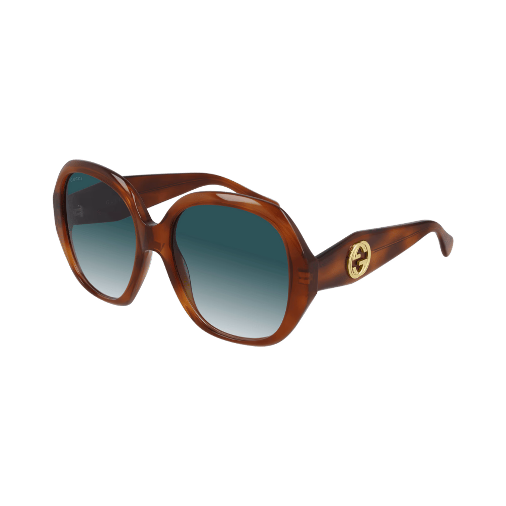 Gucci GG0796S Havana / Grey Sunglasses product photo 1