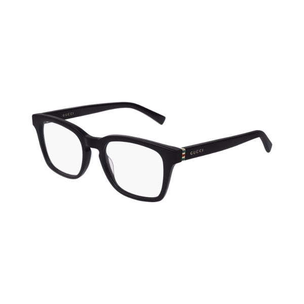 Gucci GG0457O Black Gold / Demo Eyeglasses Gucci GG0457O Black Gold / Demo Eyeglasses