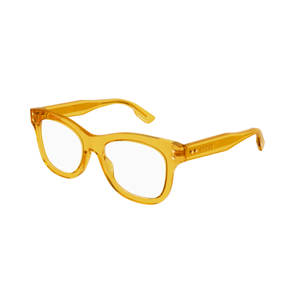 Gucci GG1086O Yellow Transparent / Demo Eyeglasses Gucci GG1086O Yellow Transparent / Demo Eyeglasses