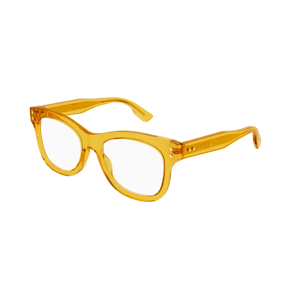 Gucci GG1086O Yellow Transparent / Demo Eyeglasses product photo 1