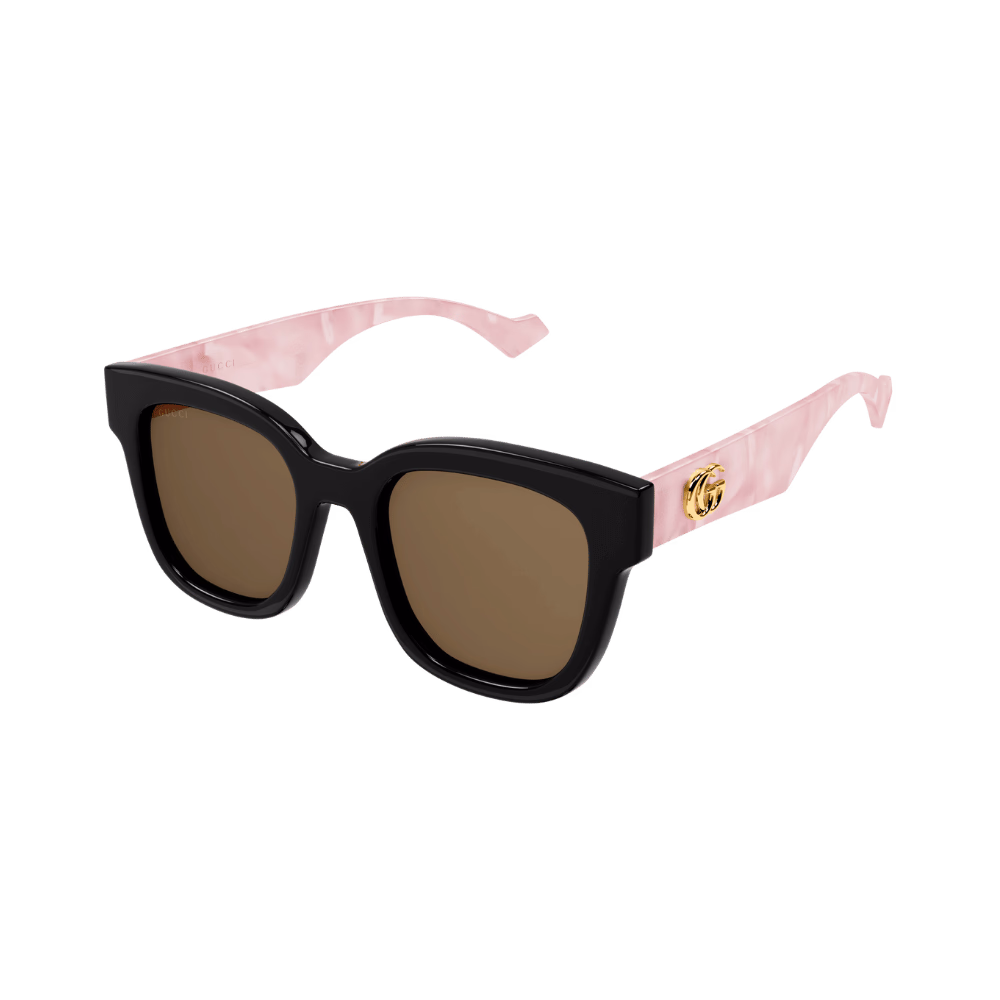 Gucci GG0998S Black / Pink / Brown Sunglasses product photo 1