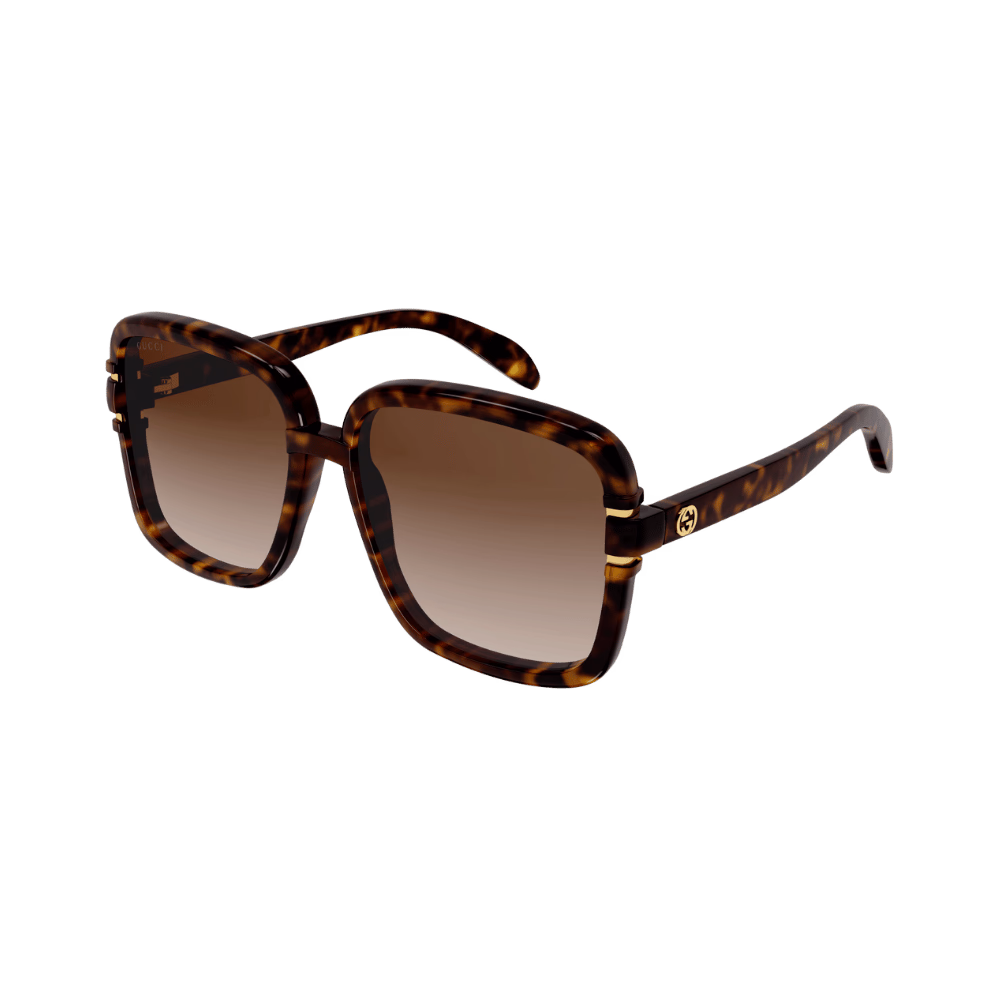Gucci GG1066S Havana / Brown Gradient Sunglasses product photo 1
