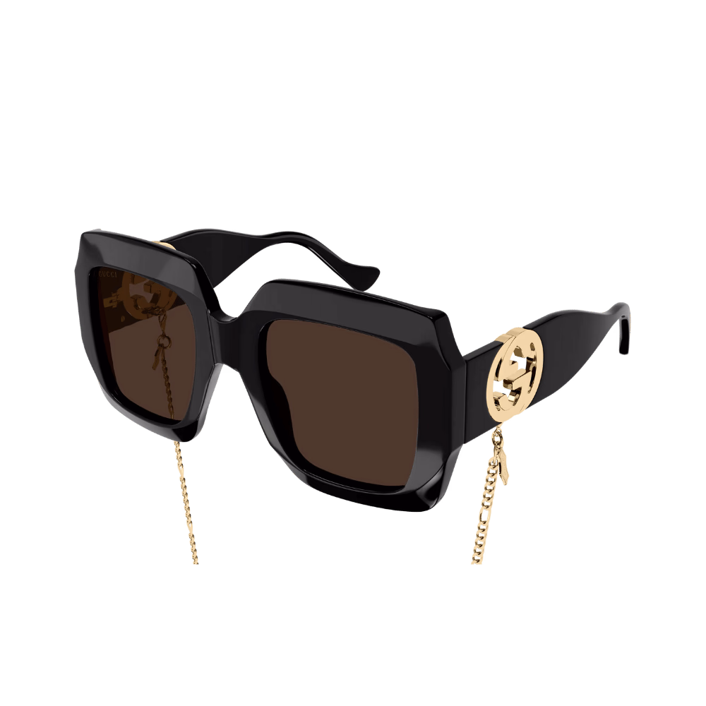 Gucci GG1022S Black / Brown Sunglasses product photo 1