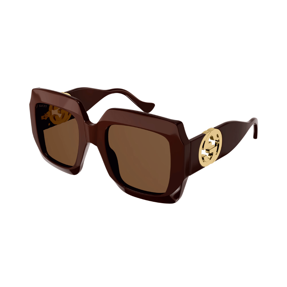 Gucci GG1022S Brown / Brown Sunglasses product photo 1