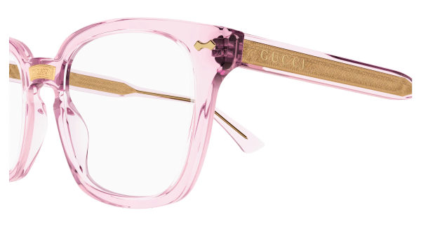 GG0184O Transparent Pink / Demo  Eyeglasses