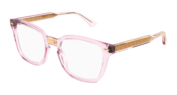 GG0184O Transparent Pink / Demo  Eyeglasses