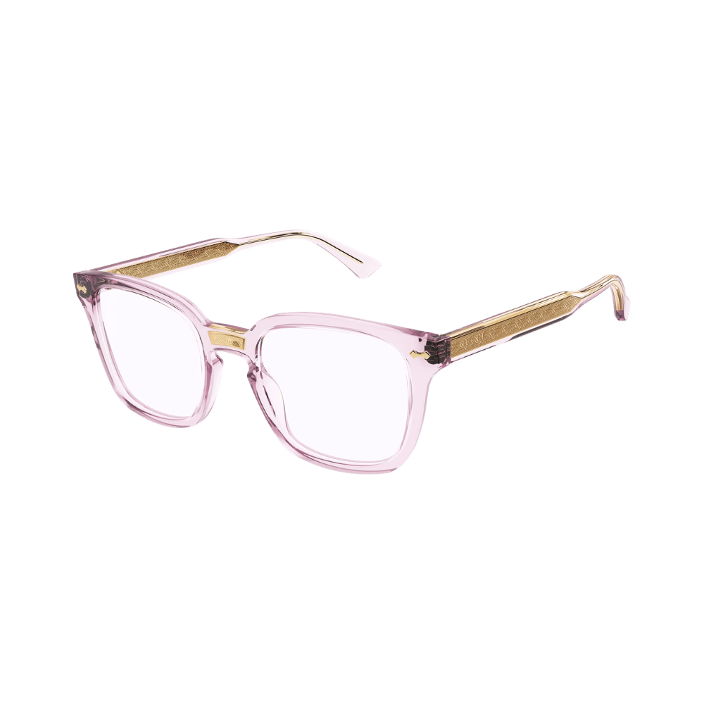 Gucci GG0184O Transparent Pink / Demo Eyeglasses product photo 1