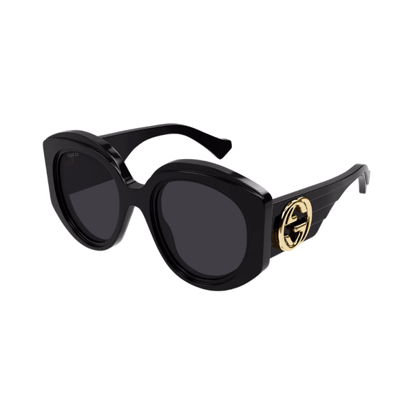 Gucci GG1308S Black / Grey Sunglasses Gucci GG1308S Black / Grey Sunglasses