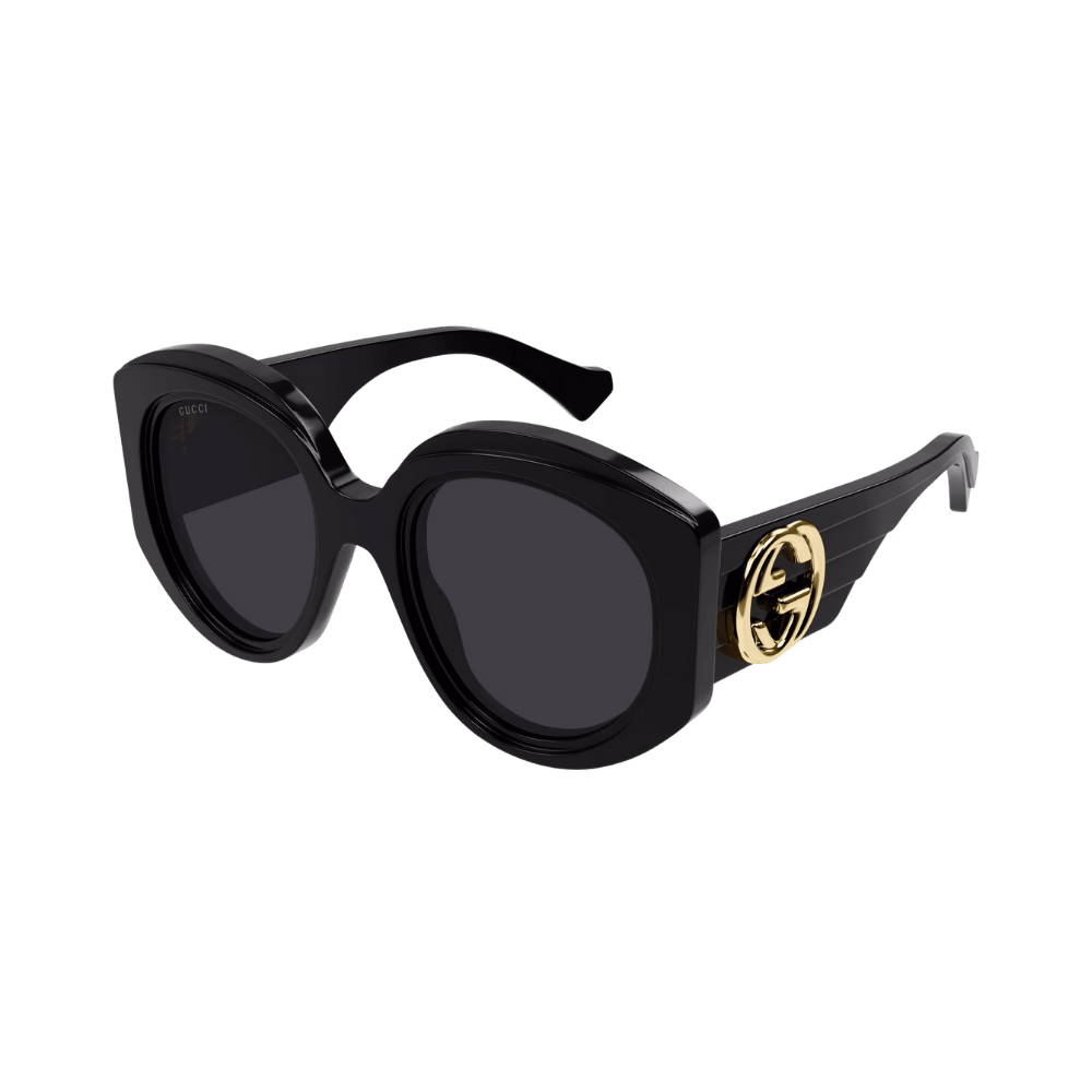 Gucci GG1308S Black / Grey Sunglasses product photo 1