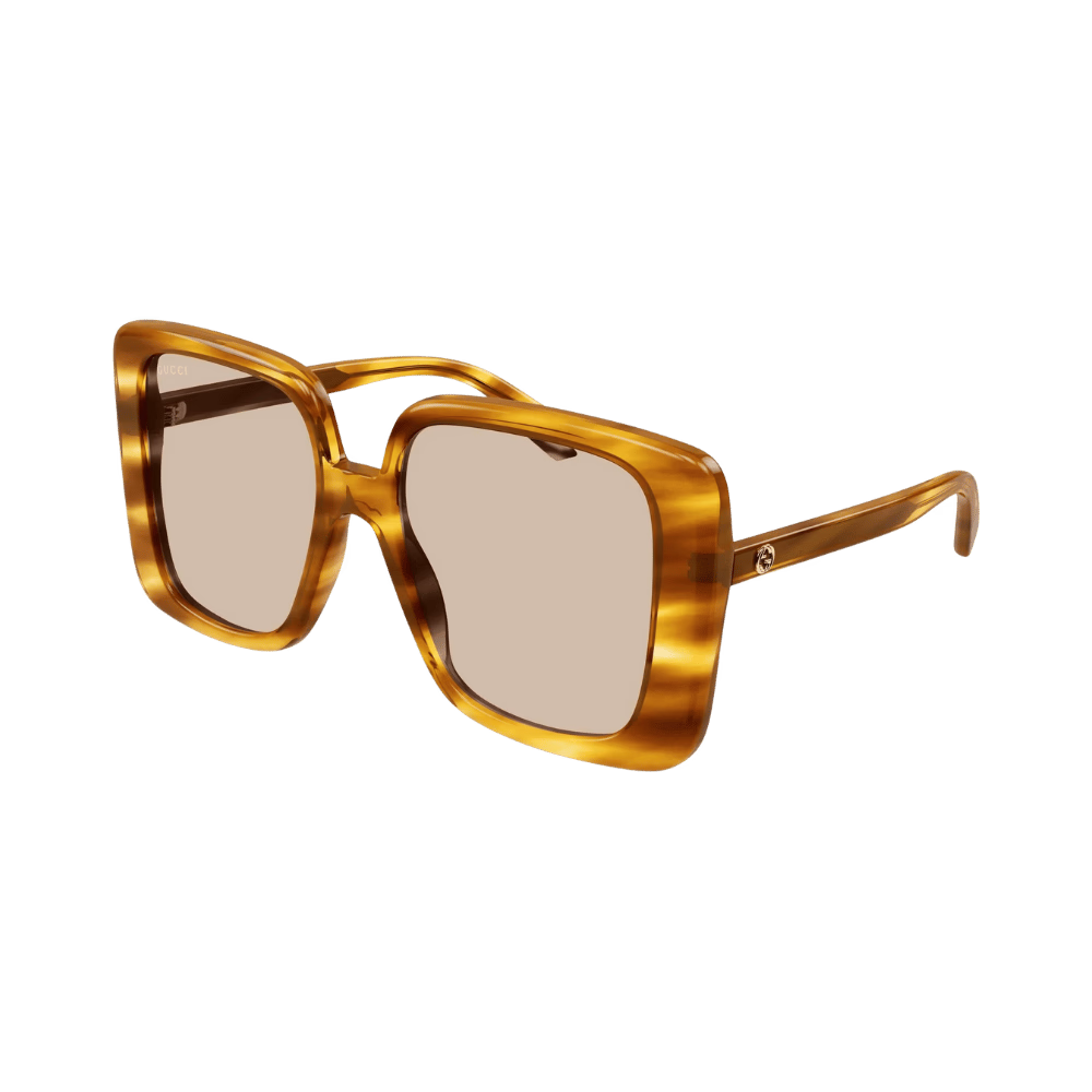 Gucci GG1314S Blond Havana / Brown Sunglasses product photo 1