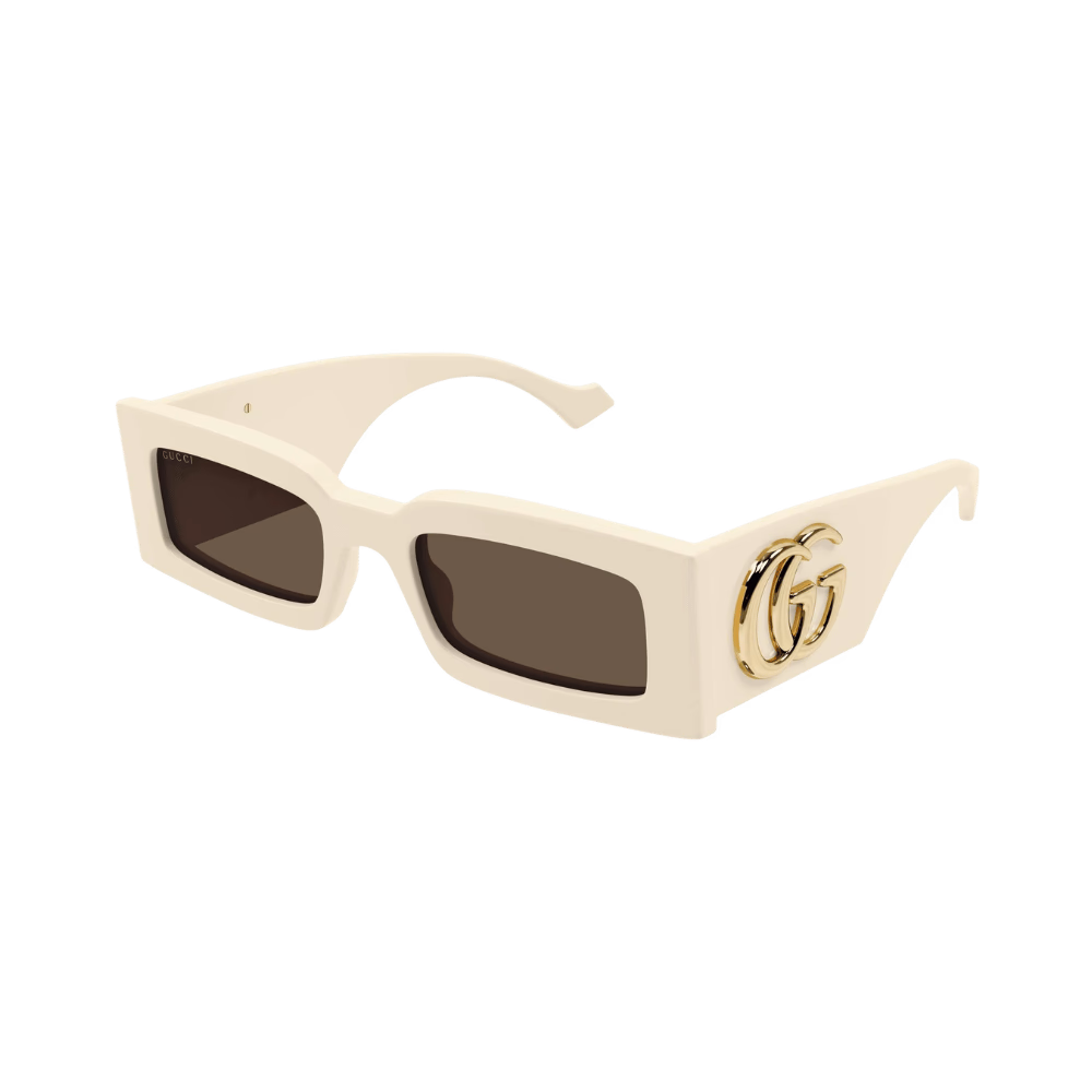 Gucci GG1425S Ivory / Brown Sunglasses product photo 1