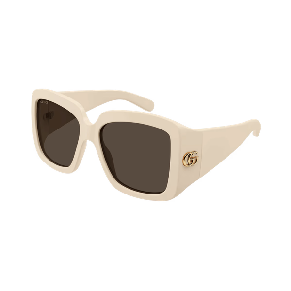 Gucci GG1402SA Ivory / Brown Sunglasses Gucci GG1402SA Ivory / Brown Sunglasses