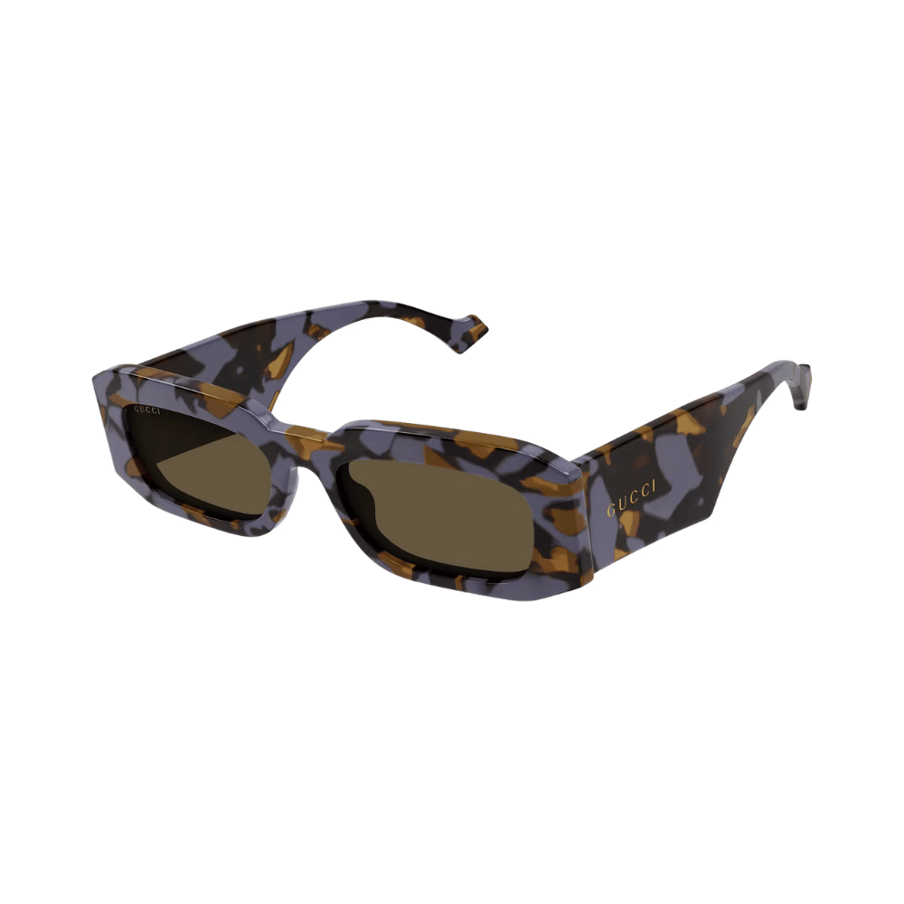 Gucci GG1426S Big Spotted Lilac And Brown Havana / Brown Sunglasses product photo 1