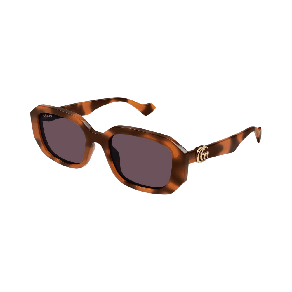 Gucci GG1535S Orange Havana / Violet Sunglasses product photo 1