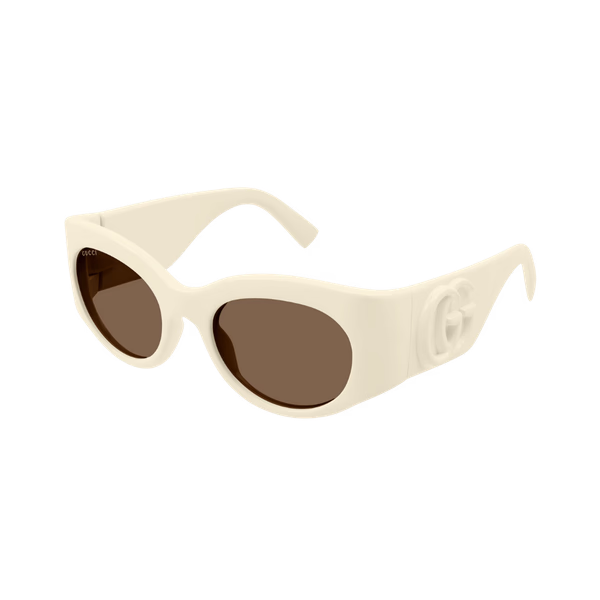 Gucci GG1544S Ivory / Brown Sunglasses Gucci GG1544S Ivory / Brown Sunglasses