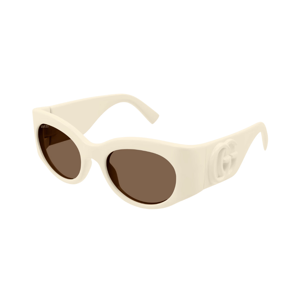 Gucci GG1544S Ivory / Brown Sunglasses product photo 1