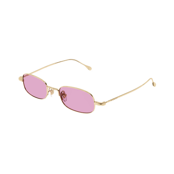 Gucci GG1648S Gold / Pink Sunglasses Gucci GG1648S Gold / Pink Sunglasses