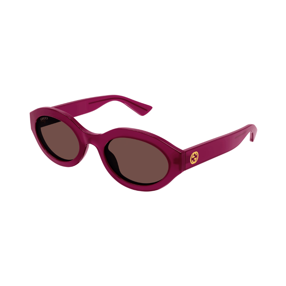 Gucci GG1579S Fuchsia / Brown Sunglasses product photo 1