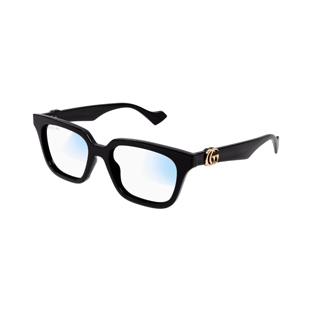 Gucci GG1536S Black / Blue Light Crystal Photochromic Eyeglasses product photo 1