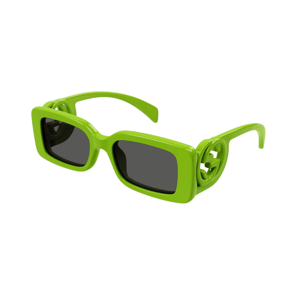 Gucci GG1325S Acid Green / Grey Sunglasses product photo 1