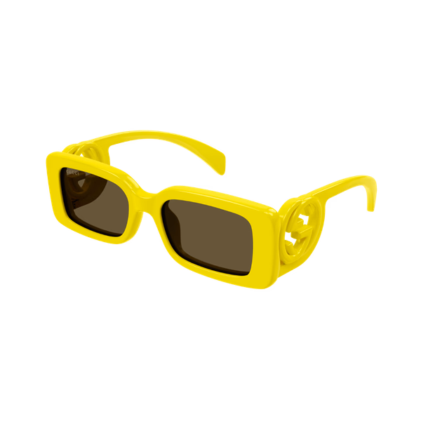 Gucci GG1325S Acid Yellow / Brown Sunglasses Gucci GG1325S Acid Yellow / Brown Sunglasses
