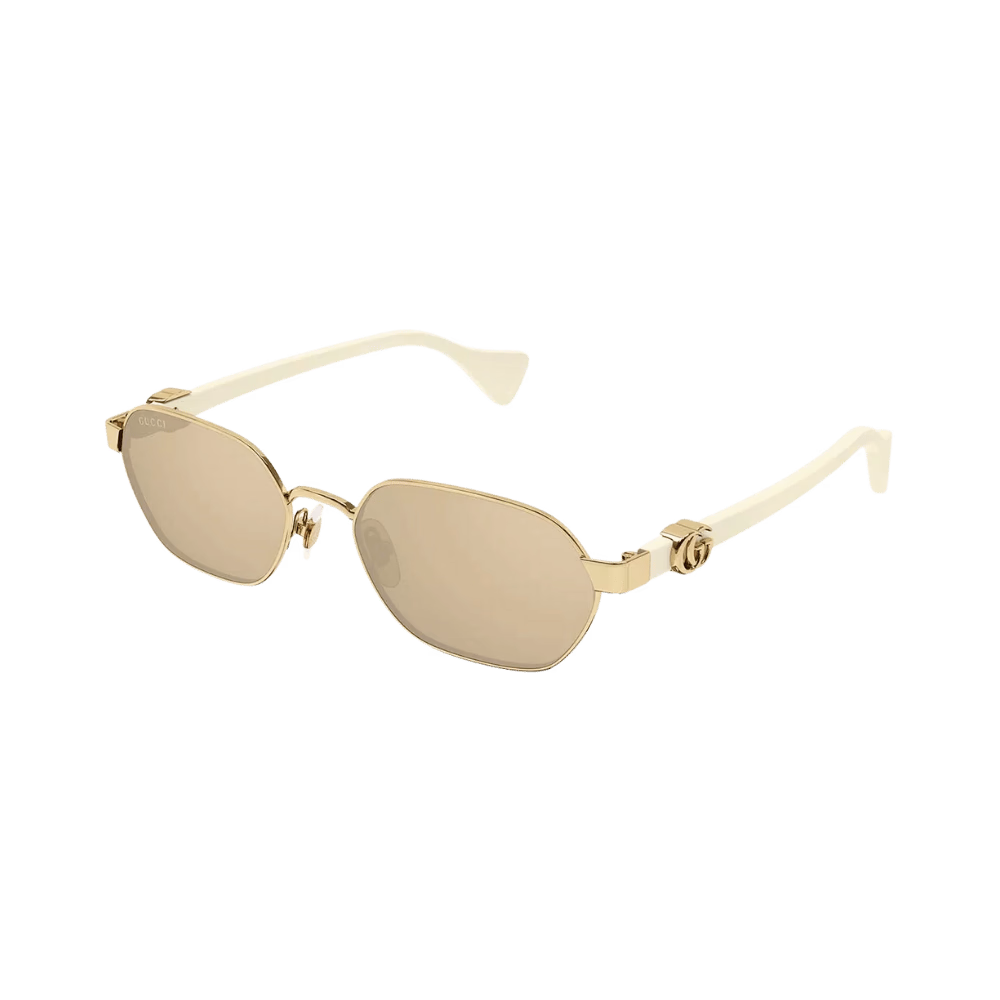 Gucci GG1593S Gold / Ivory / Pink Sunglasses product photo 1