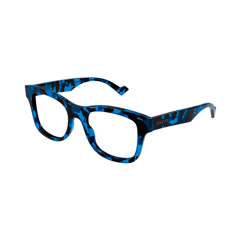 Gucci GG1332O Spotted Black Turquoise Havana / Demo Eyeglasses product photo 1