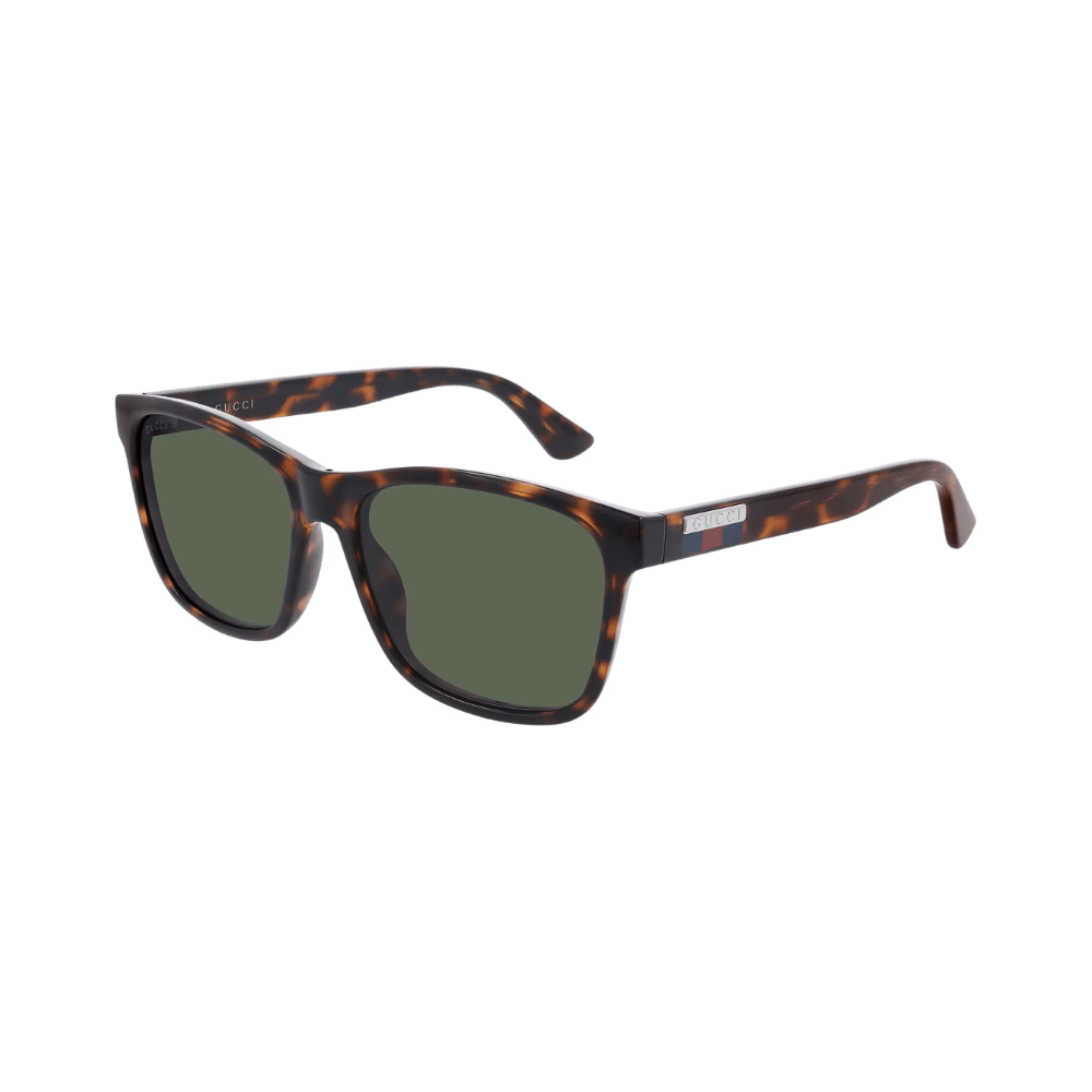 Gucci GG0746S Havana / Green Sunglasses product photo 1