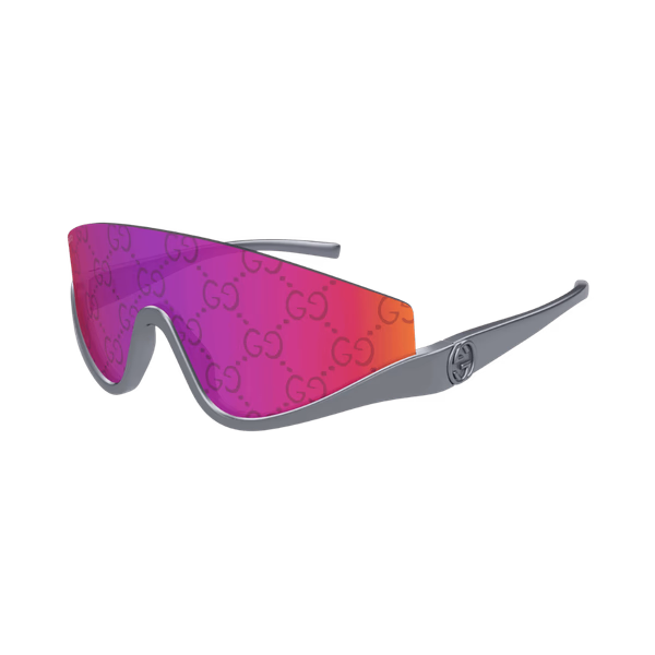 Gucci GG1650S Grey / Red Mirror Logo Sunglasses Gucci GG1650S Grey / Red Mirror Logo Sunglasses