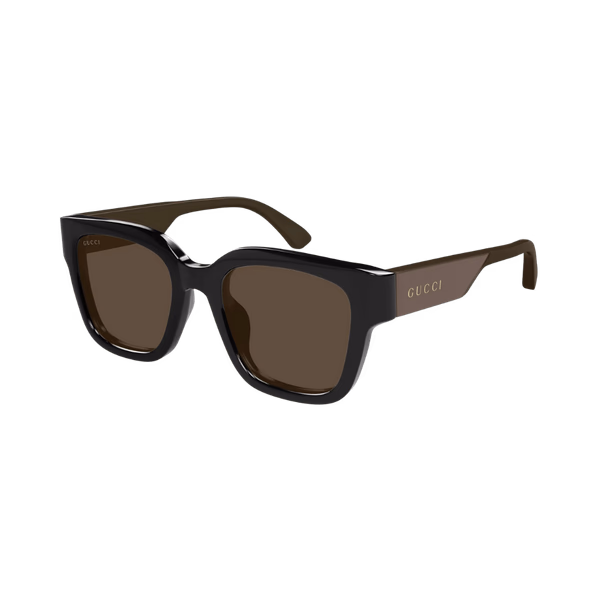 Gucci GG1670SK Black Green / Brown Sunglasses Gucci GG1670SK Black Green / Brown Sunglasses