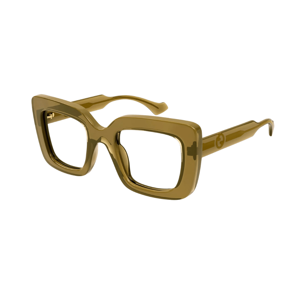 Gucci GG1554O Yellow Brown / Demo Eyeglasses product photo 1