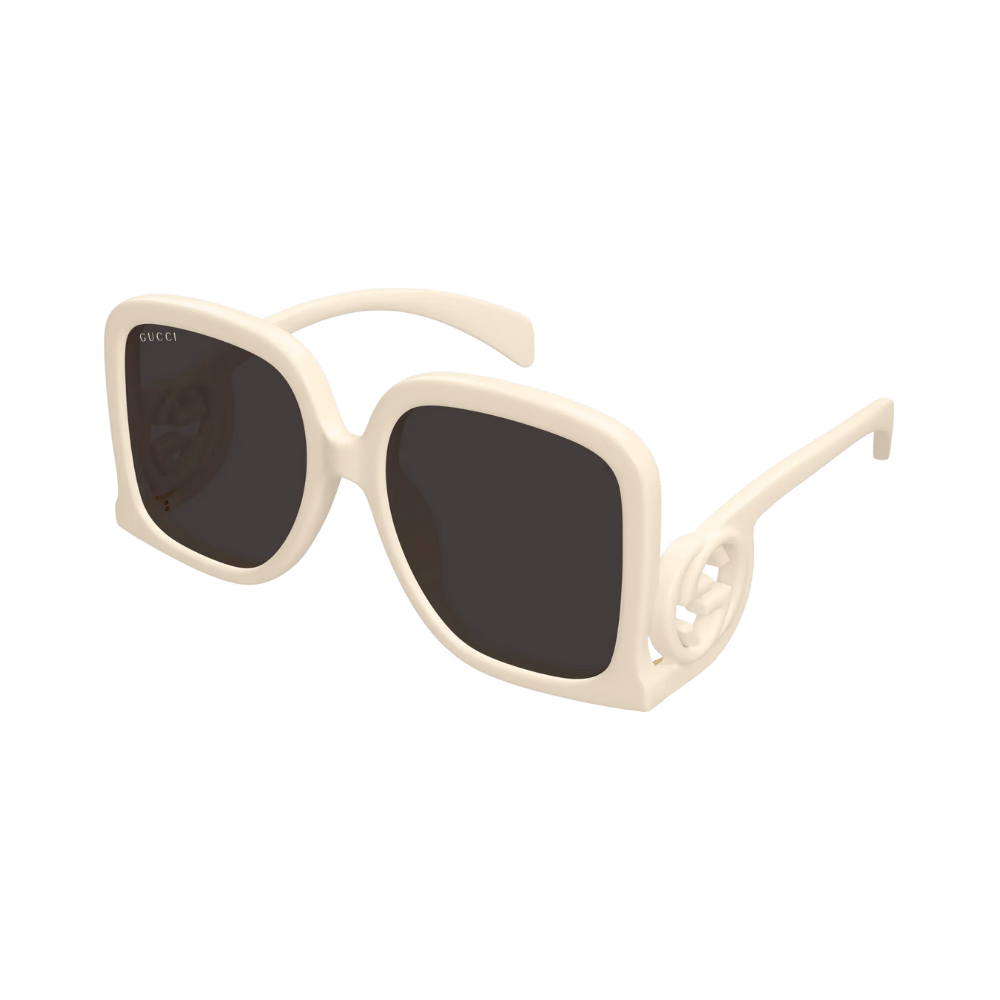 Gucci GG1326S Ivory / Grey Mirror Sunglasses product photo 1