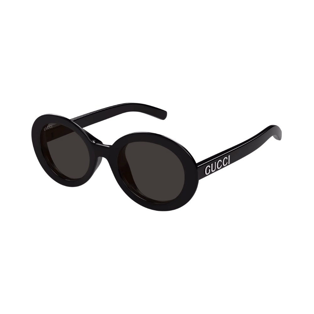 Gucci GG1722SA Shiny Black / Grey Sunglasses product photo 1