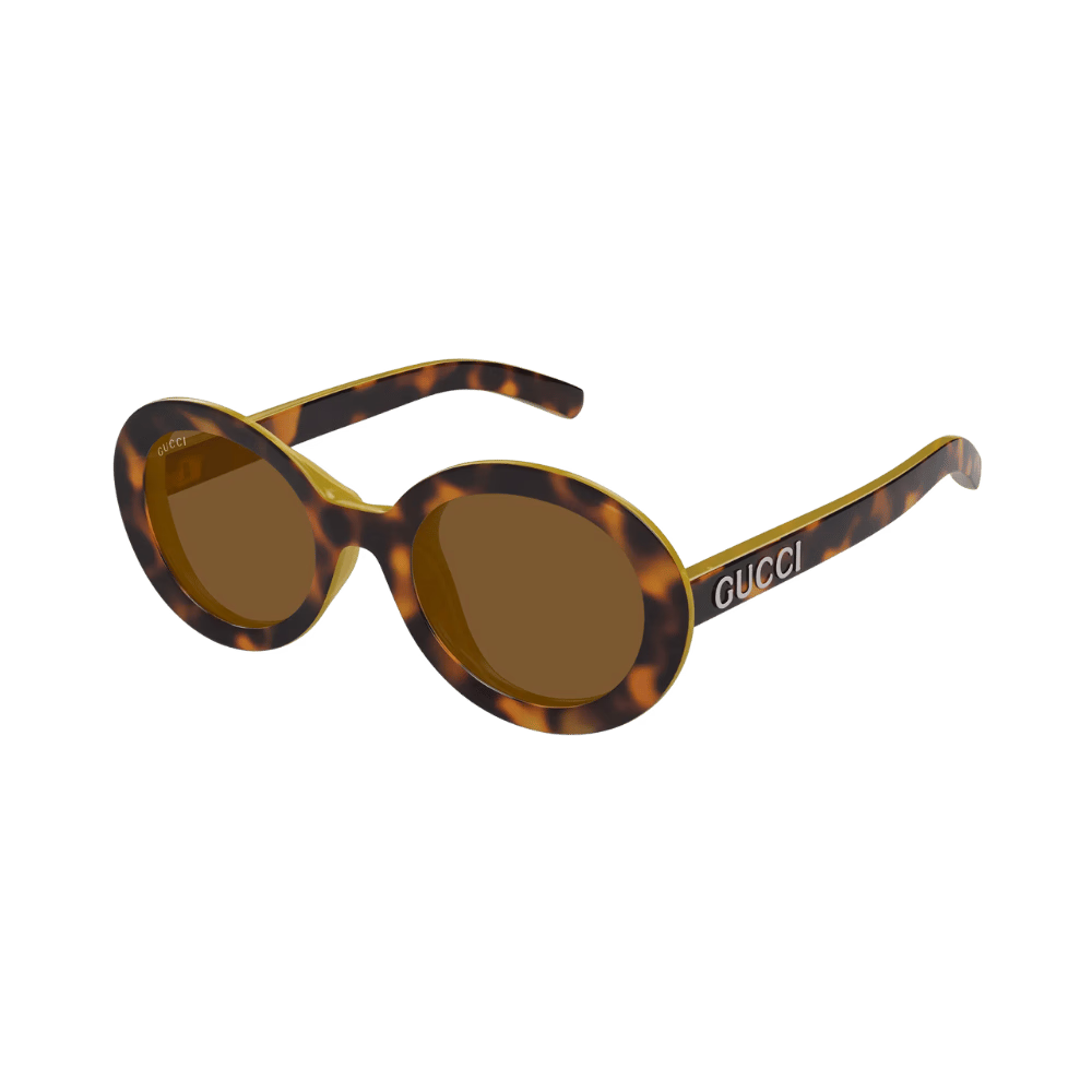 Gucci GG1722SA Spotted Havana / Nicotine Brown Sunglasses product photo 1