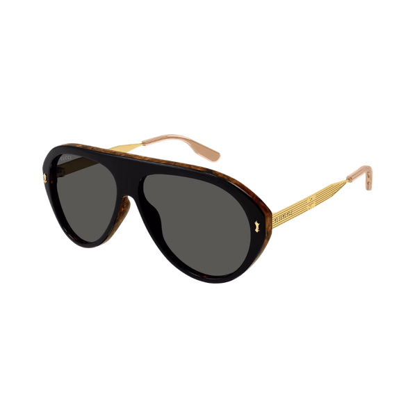 Gucci GG1515S Bilayer Black Gold / Havana / Grey Sunglasses Gucci GG1515S Bilayer Black Gold / Havana / Grey Sunglasses
