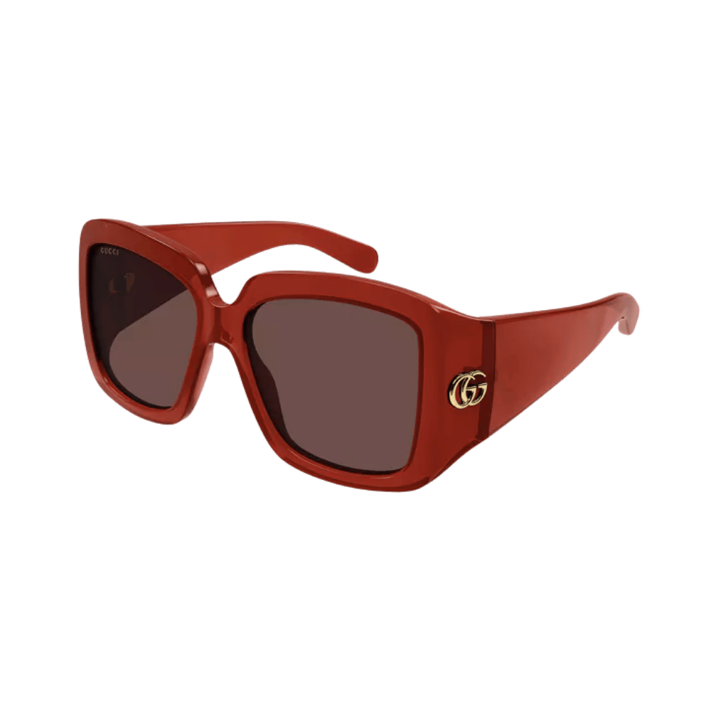 Gucci GG1402S Transparent Burgundy / Brown product photo 1