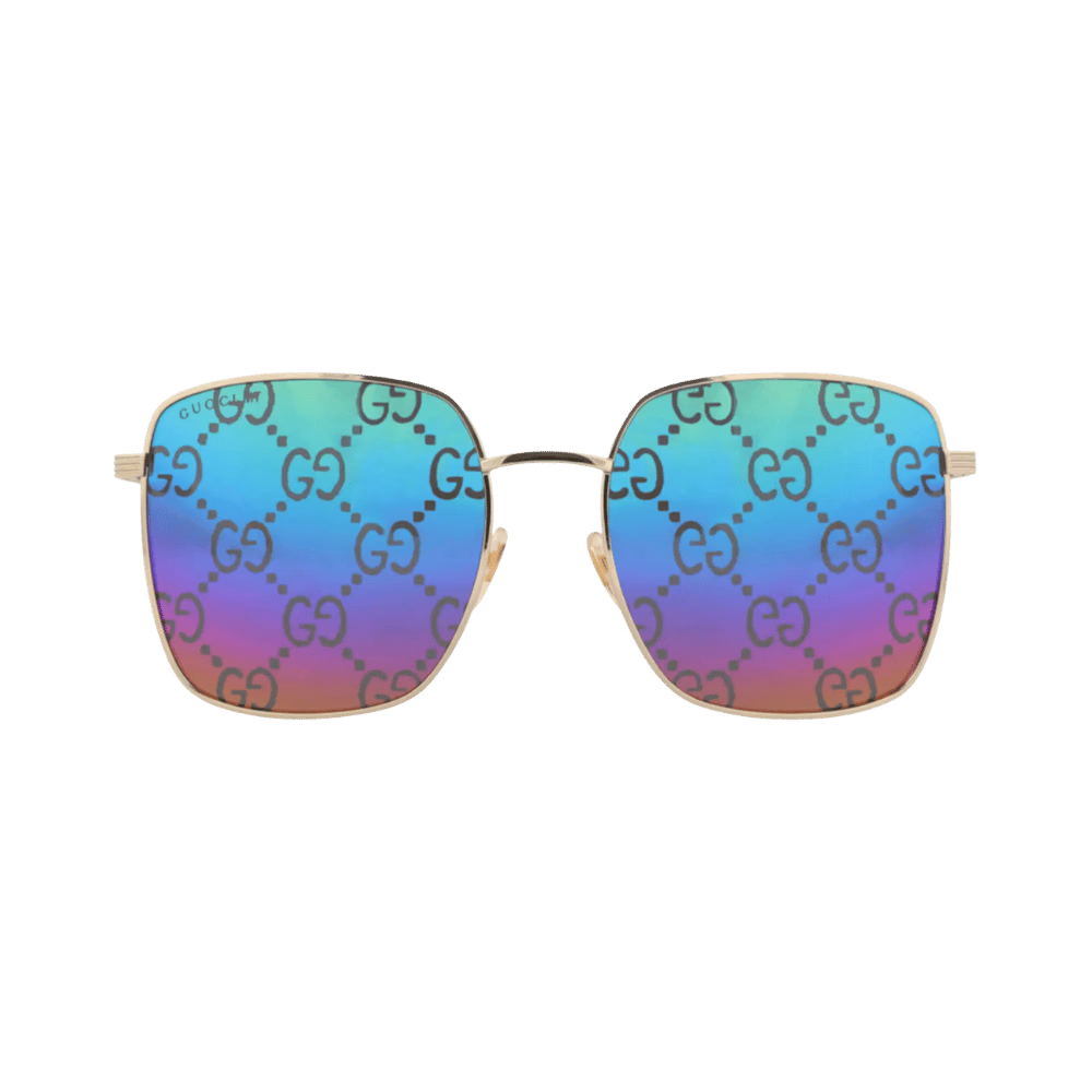 Gucci GG0802S Gold / Multicolor with GG Pattern Mirror product photo 1