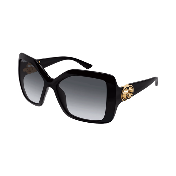 Gucci GG2015S Shiny Black / Grey Gradient Gucci GG2015S Shiny Black / Grey Gradient