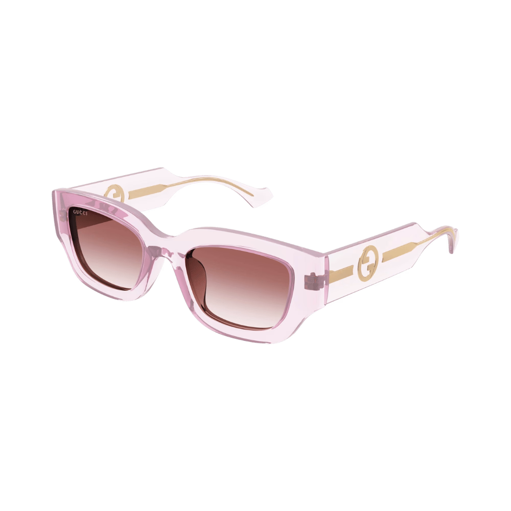 Gucci GG1558SK Transparent Light Pink / Burgundy Gradient product photo 1