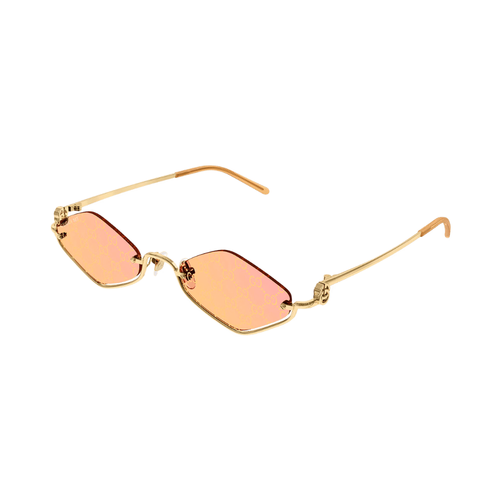 Gucci GG1604S Gold / Rose Mirror to Dark Yellow with GG Pattern product photo 1
